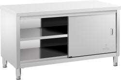 Royal Catering Dulap de lucru din oțel inoxidabil - 150 x 70 x 85 cm - 600 kg Capacitate de încărcare RCSSCB-150X70-E (RCSSCB-150X70-E)
