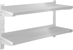 Royal Catering Raft pe Perete - 2 nivele - 80 cm RCWR-80.2 (RCWR-80.2) Raft