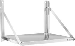 Royal Catering Raft de perete - rabatabil - 60 x 45 cm - 40 kg - oțel inoxidabil RC-BFWS6045 (RC-BFWS6045) Raft