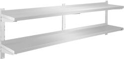Royal Catering Raft pe Perete - 2 nivele - 180 cm RCWR-180.2 (RCWR-180.2) Raft