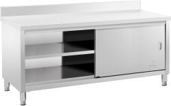 Royal Catering Dulap de lucru - înălțime - 200 x 70 cm - 600 kg capacitate de încărcare RCSSCB-200X70-E-B (RCSSCB-200X70-E-B)