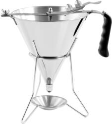 Royal Catering Pâlnie - 1, 8 L - oțel inoxidabil - 3 vârfuri de umplere - suport cu tavă de picurare RC-OF04 (RC-OF04)