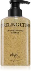 KUNDAL Objet Exfoliating & Waterfull Hand Wash Săpun lichid hrănitor pentru mâini cu efect de exfoliere cu parfum Sparkling Citrus 380 ml