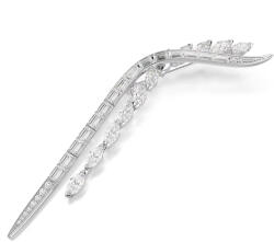 Swarovski Csillogó bross Swarovski Zirconia Mesmera 5761004