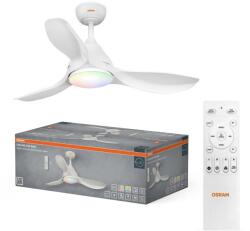 OSRAM - Ventilator de tavan LED RGB reglabil NORDES LED/18W/230V 3000-6500K + telecomandă (P228178)