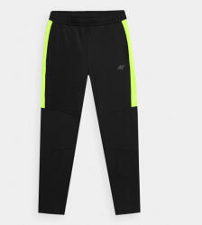 4F Pantaloni sport băieți 4F 4FDry JSPMTR001 negri - Negru, 158/164 (HJZ22-JSPMTR001-20S-158/164)