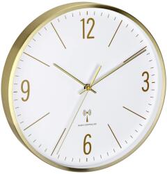TFA Ceas de perete TFA Dostmann 60.3534. 55, 30cm, metal auriu, sticla (39697616)