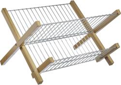 Westmark Abtropfgestell Tilo Westmark Suport pliabil pentru uscarea vaselor, bambus si otel inoxidabil (49305578) Uscator vase