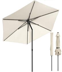 VOUNOT Umbrela de Soare VOUNOT 270 cm, Negru, UV 50, Design Inclinat (88621262)