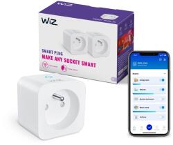 Philips Priza Inteligenta WiZ Smart Plug Type-E 230V 2PK, Control Vocal, Matter (26243108)