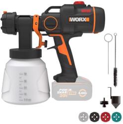 WORX Pistol de vopsit Worx WX020.9 20V cu control al vitezei si 4 duze (94279846)