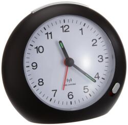 TFA Ceas de perete TFA Dostmann 98.1037, analogic, negru, cu functie snooze (13948993)