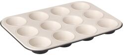 Zenker Tava pentru Muffins Zenker 12 forme 7 cm, Antiderapanta, Creme Noir (48069876)