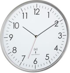 TFA Ceas de perete TFA Dostmann 60.3514, design modern, albasilver, cu baterie inclusa (70423497)