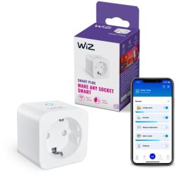 Philips Priza Smart WiZ WLAN, Tip F, 230V, 50Hz, compatibila cu Alexa si Google Home (47047499)