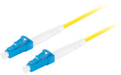 Lanberg FO-LULU-SS11-0010-YE Cablu de legătură optic simplex monomod OS2 LSZH cu conector 2xLC/UPC, 1 m