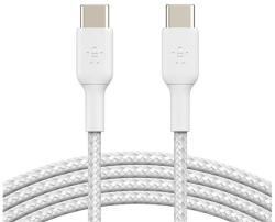 Belkin Cablu de date BELKIN BoostCharge Type-C - Type-C, 200 cm, ALB (CAB024HQ2MWH)