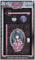 Santoro Jurnal Gorjuss Fairy Dusk, cu lacatel, pix design cheie (GR123901)