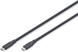 ASSMANN Cablu USB-C - USB-C Digitus din silicon, 0, 5 m, negru (AK-300350-005-S)