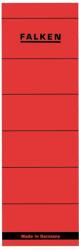 Falken Etichete Falken autoadezive, pentru bibliorafturi, 60 x 190 mm, rosu (FA0662)