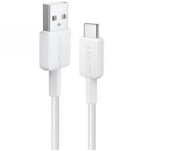 Anker 322 USB-A to USB-C Cable (0.9m Braided) White (A81H5G21) (A81H5G21)