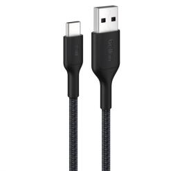 Belkin Cablu de date BELKIN BoostCharge USB - Type-C, 200 cm, NEGRU (CAB022HQ2MBK)