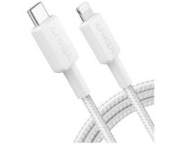 Anker 322 USB-C to Lightning Cable (3ft Braided) White (A81B5G21) (A81B5G21)