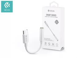 DEVIA SMART TYPE-C TO 3.5mm JACK átalakító (ST354113) fehér (ST354113)