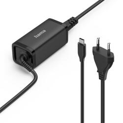 Hama Univerzális notebook töltő, USB-C, PD 45W, fekete (200022) (200022) - elvo