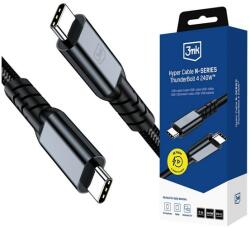 3mk Protection Cablu de date 3MK Hyper N-Series Type-C - Type-C, 200 cm, NEGRU (GP-193841)