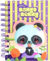 Santoro Notes A6 cu spira Bangoberry Pally Panda, 280 pagini (GR128501)