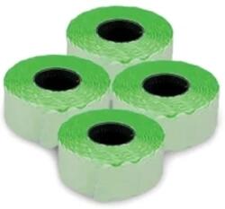  Etichete autoadezive pentru marcatoare, 26 x 12 mm, 1500 bucati/rola, verde fluorescent (DO261215)