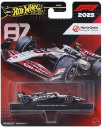 Mattel Hot Wheels Premium: Oliver Bearman Haas #87 Formula 1 kisautó 1/64 - Mattel (HRV11/JKD90)