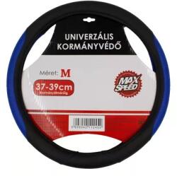 Maxspeed kormányvédő PVC, műbőrhatású, 37-39 cm - fekete/kék