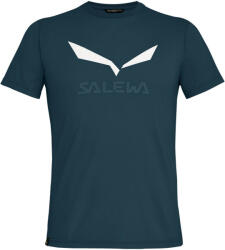 Salewa Tricou pentru bărbați Solidlogo Dry T-shirt Pd Blue XL