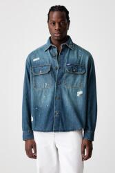 HUGO Blue cămașă pentru bărbați din denim Ebolt_1 9BY2-KDMZZ8_55J (50572452)