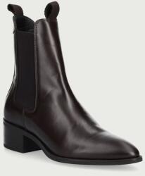 Gant ghete scurte cu toc pentru femei din piele St Broomly 9BY2-OBDZUK_89X