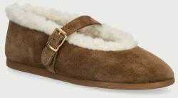 Posa balerini din piele întoarsă St. Moritz Ballet Flats 9BY2-OBDZ66_88X