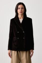 Weekend Max Mara sacou cu două rânduri de nasturi pentru femei din catifea reiată WKDKATANGA 9BY2-KZDZPE_89X (2625046012600)