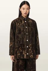 AllSaints cămașă pentru femei din denim EDEN FLOCK 9BY2-KDDZK3_89X (W039PF)