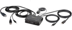 StarTech C2-h46-uac-cbl-kvm 2-port Hybrid Cable Kvm Switch (c2-h46-uac-cbl-kvm)