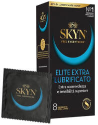 SKYN - Elite Extra Lubricated extravékony latexmentes óvszer (8 db) - ovszer-vasarlas