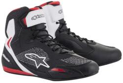 Alpinestars FASTER 3 RIDEKNIT cipő, ALPINESTARS (fekete/fehér/piros, 43-as méret)