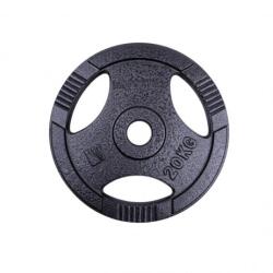 inSPORTline Greutate olimpică din fontă inSPORTline Hamerton Negru 20 kg, 50 mm (30784) - sport-mag