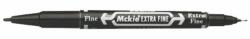 Zebra Marker permanent, 0, 5/1, 0 mm, față-verso, ZEBRA "Mckie Extra Fine", negru