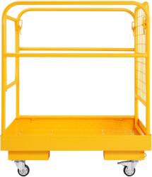 Vevor Targonca munkakosár 544, 3 kg, 91, 4 × 91, 4 cm, összecsukható