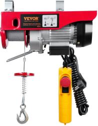 VEVOR Elektromos csörlő 249, 5 kg, 510W/220V, emelési magasság 1219 cm, vezérlés 427 cm