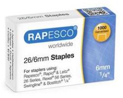 Rapesco Capse 26/6, galvanizate, RAPESCO, 1000 buc