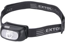 Extol 130 lm-es újratölthető fejlámpa