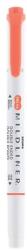 Zebra Marker evidențiator, 1, 0/3, 5 mm, față-verso, ZEBRA "Mildliner Warm", vermilion
